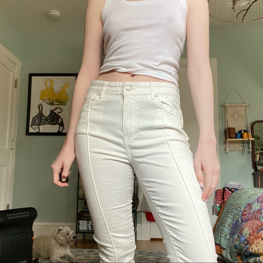 White jeans